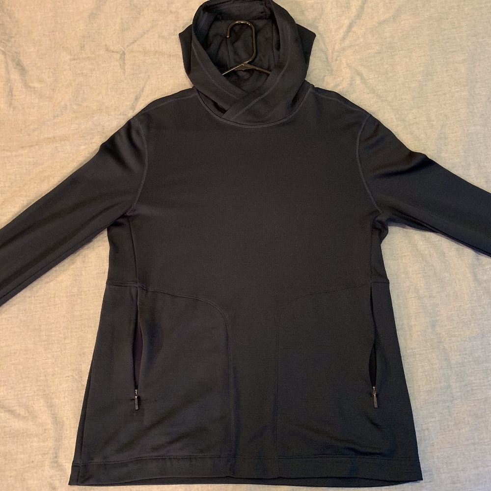 Lululemon Hooded Sweatshirt (Navy Blue - M)